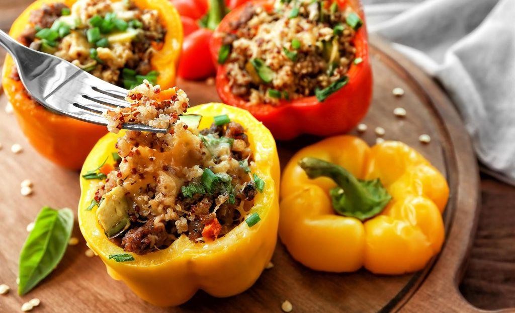 Spicy Deviled Ham Stuffed Peppers
