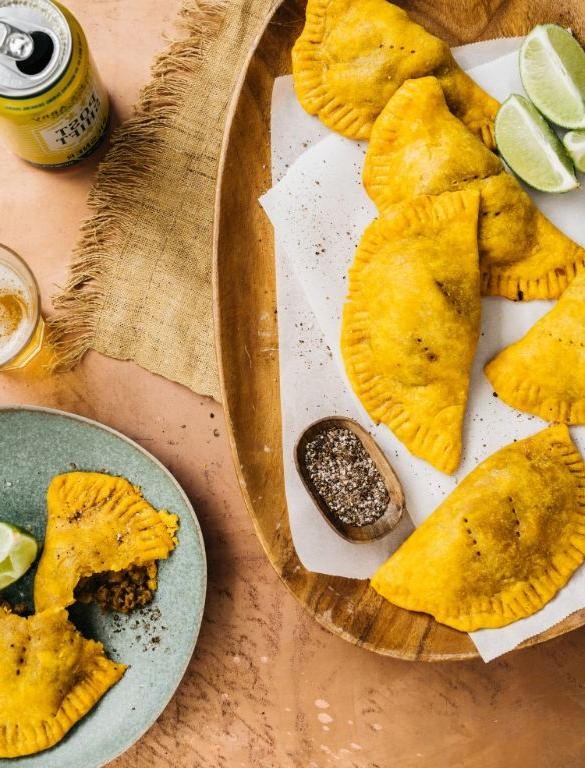 Spicy Goat Meat Jamaican Patty