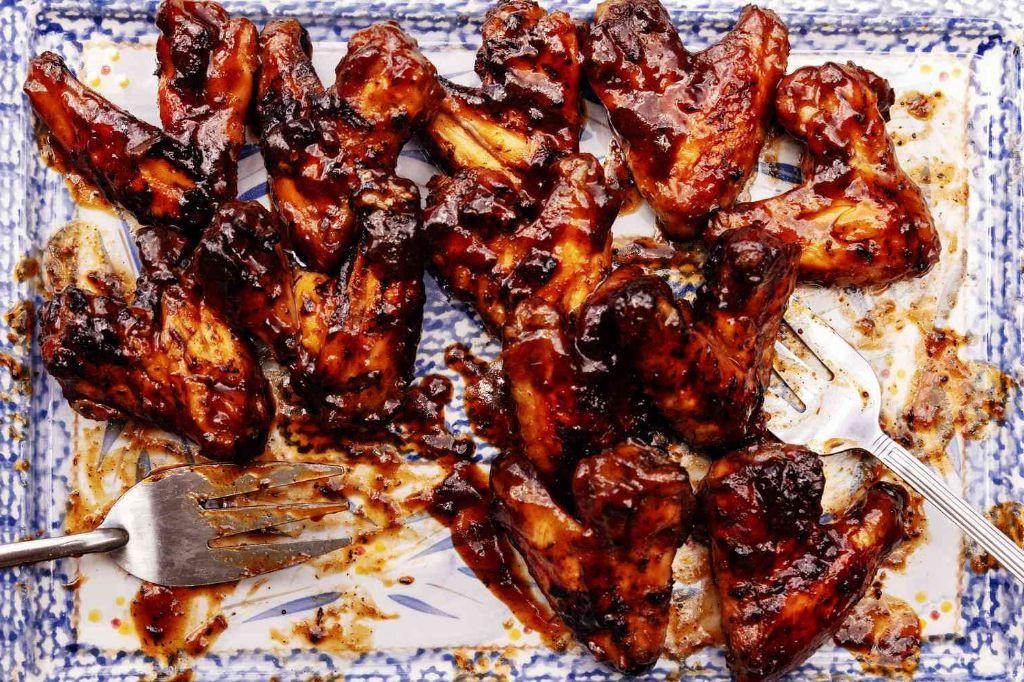 Spicy Guava Glazed Chicken Wings