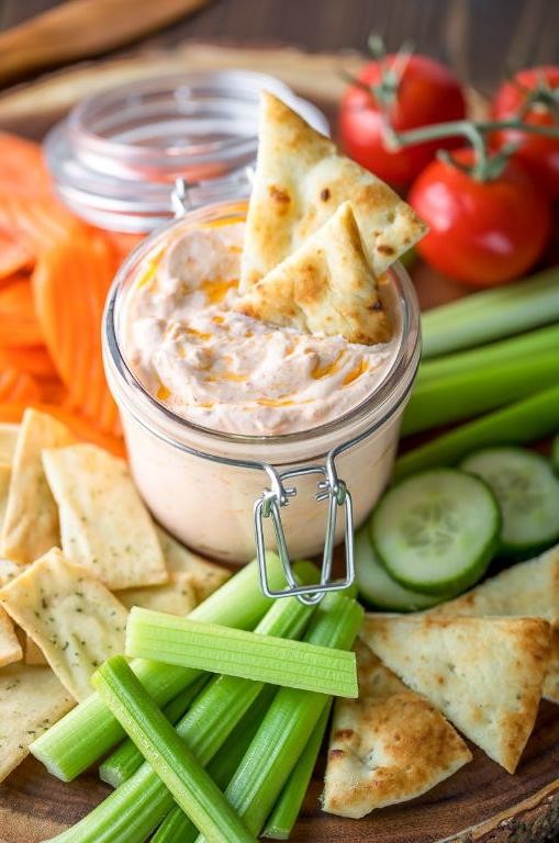 Spicy Harissa Greek Yogurt Dip