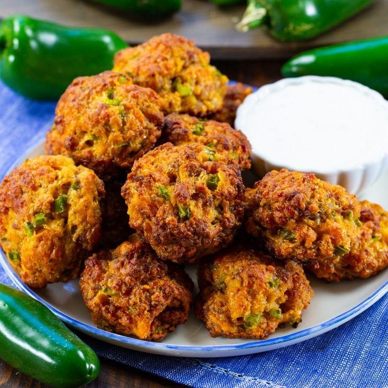 Spicy Jalapeño Sausage Balls