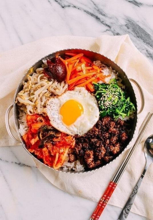 Spicy Korean Beef Bibimbap