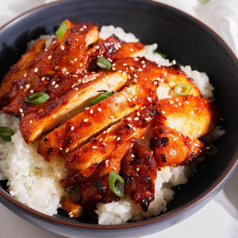Spicy Korean Gochujang Boneless Chicken Thighs