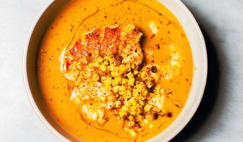 Spicy Lobster Bisque with Cayenne Pepper