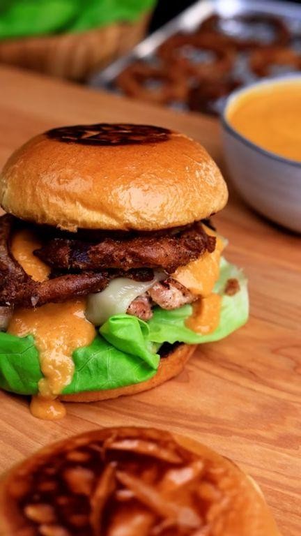 Spicy Mango Habanero BBQ Chicken Sandwich