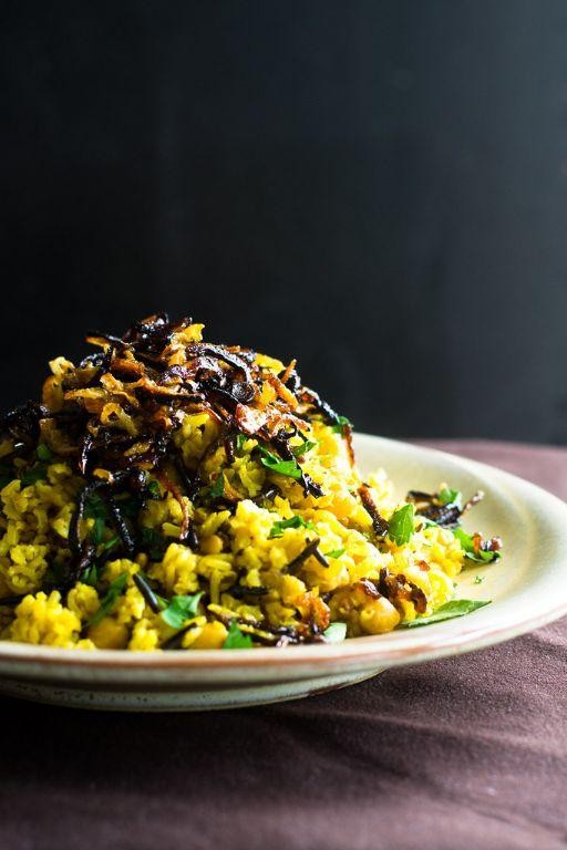 Spicy Mujadara with Chickpeas and Cumin