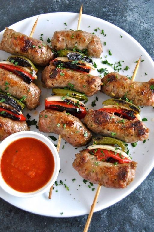 Spicy Pork Spedini with Peppers