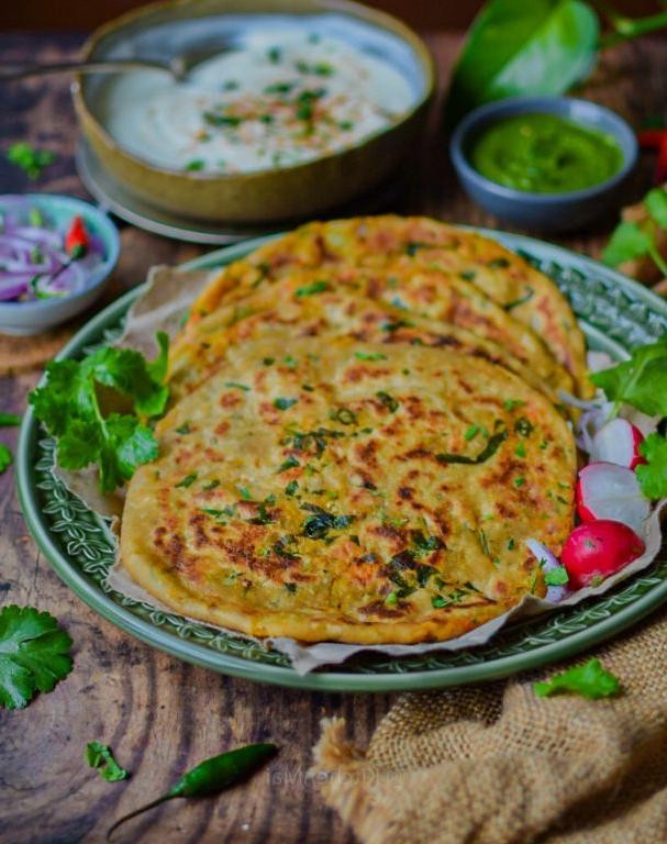 Spicy Potato Stuffed Roti