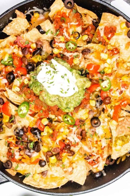 Spicy Ramen Nachos with Melted Cheese