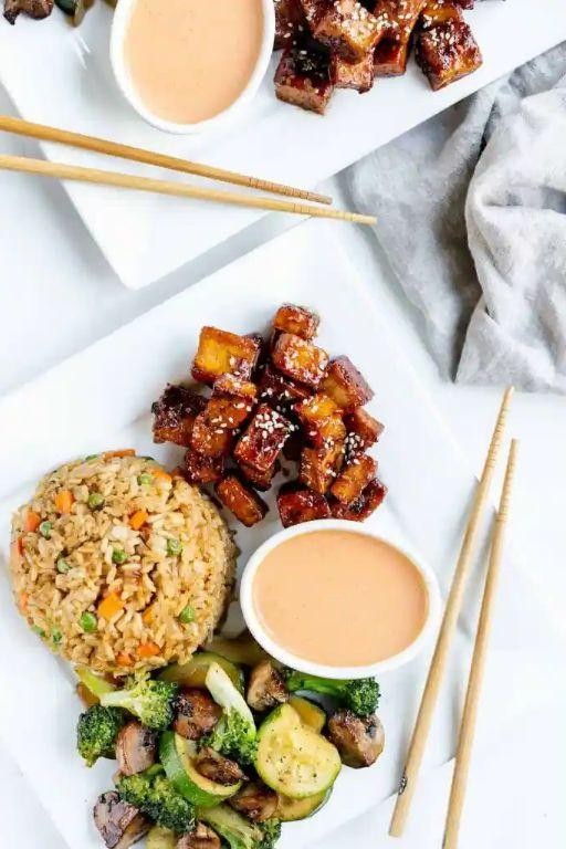 Spicy Tofu Hibachi