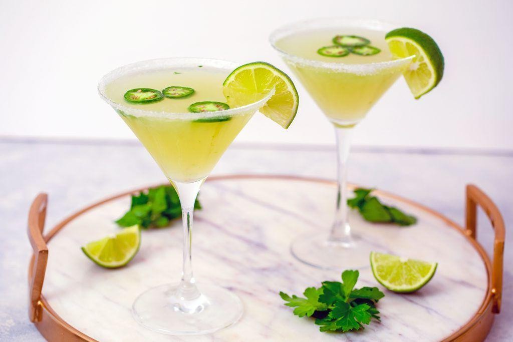 Spicy Vodka Martini with Jalapeño Infusion