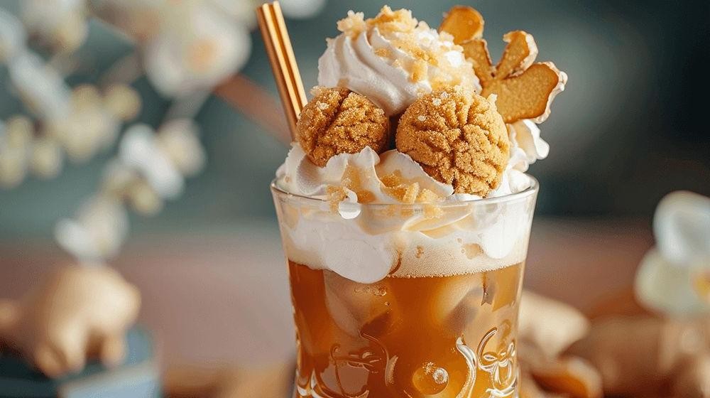 Spiderweb Ginger Ale Float