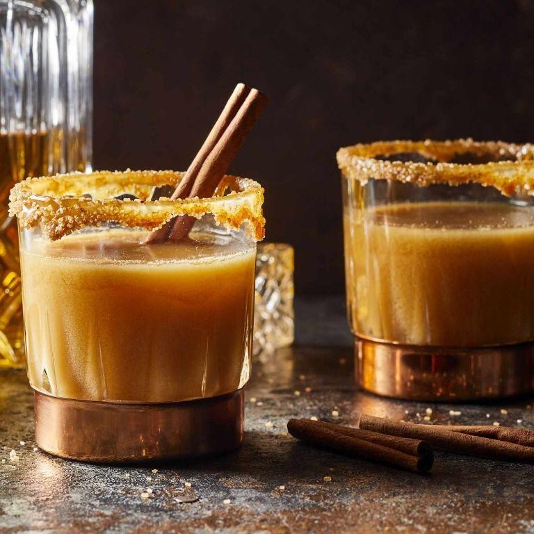 Spiked Apple Cider with Caramel