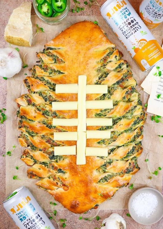 Spinach and Artichoke Football Dip