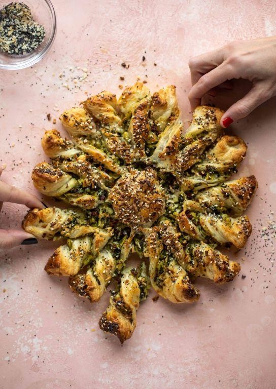 Spinach and Artichoke Souffle with a Cheesy Twist