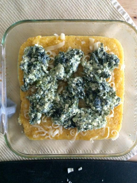 Spinach and Artichoke Stuffed Grits