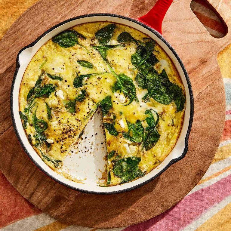 Spinach and Feta Frittata