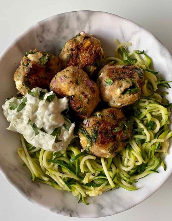 Spinach and Feta Meatballs Without Eggs