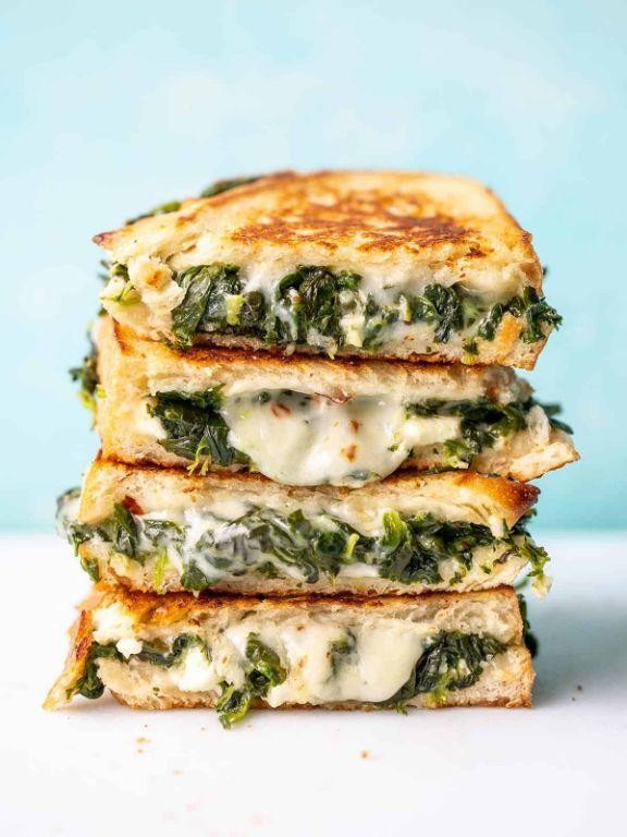 Spinach and Feta Panini