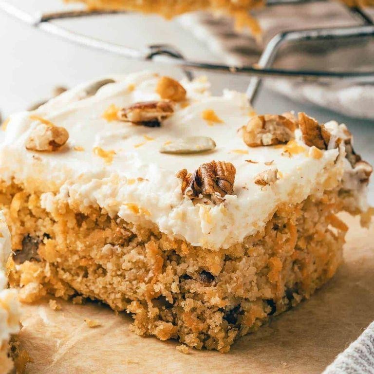 Stevia-Sweetened Carrot Cake