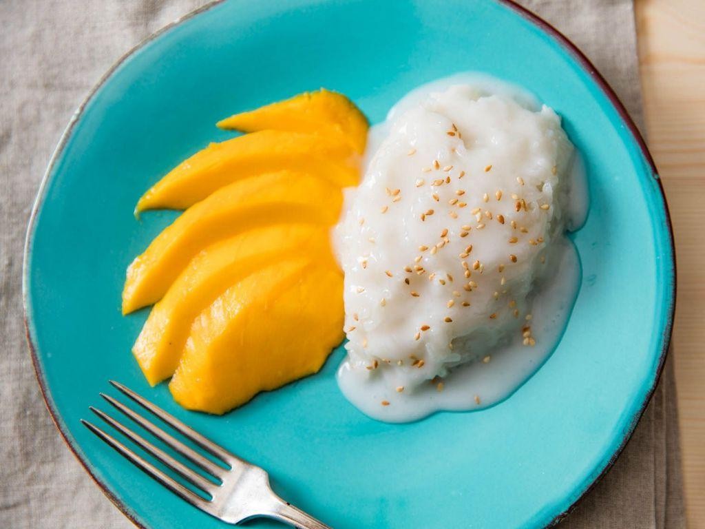 Sticky Mango Coconut Rice