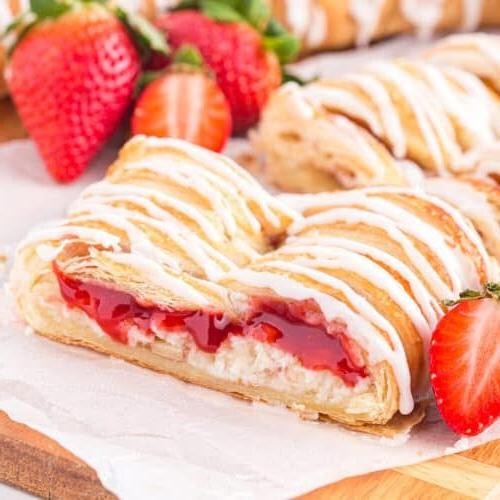 Strawberry Cream Cheese Danish