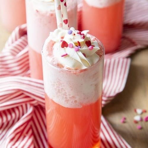 Strawberry Ice Cream Cream Soda Float