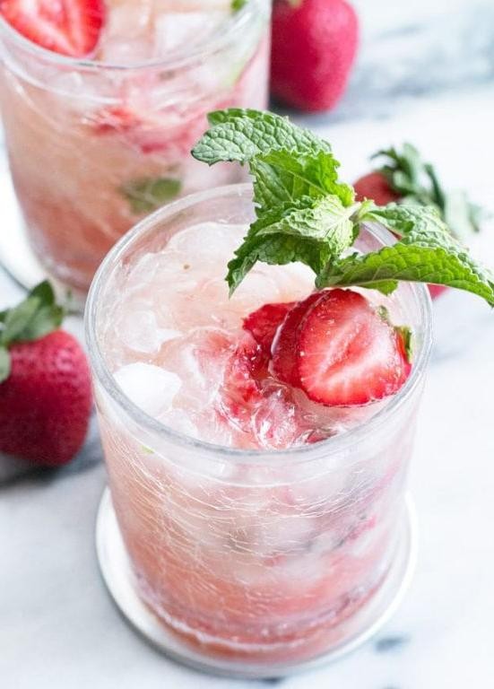 Strawberry Mint Julep