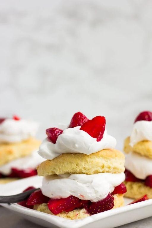 Strawberry Shortcake Vegan Delight