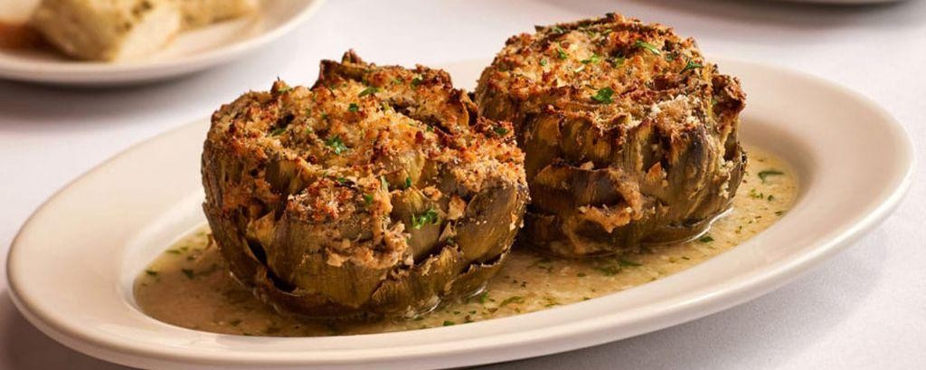 Stuffed Artichokes with Breadcrumbs and Herbs