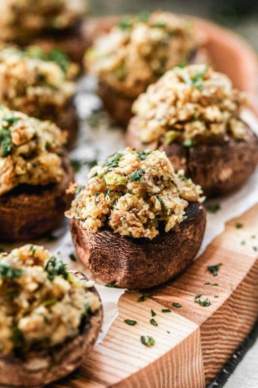 Stuffed Mushrooms with Sausage