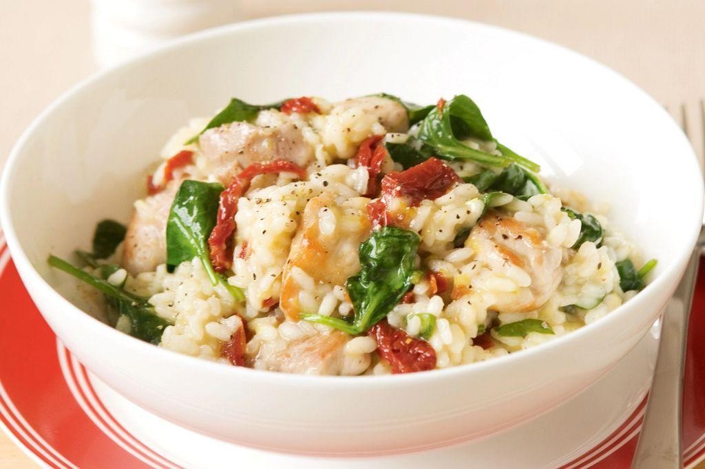 Sun-Dried Tomato Chicken Risotto