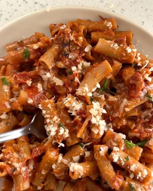 Sun-Dried Tomato Hearts of Palm Spaghetti