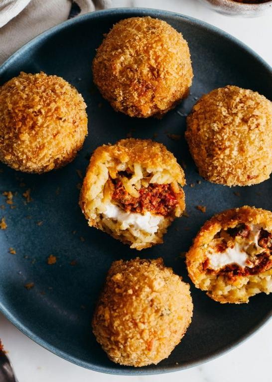Sun-Dried Tomato Satin Balls