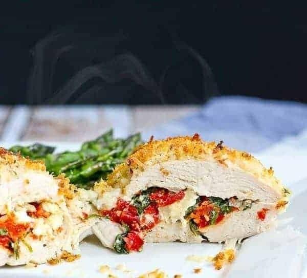 Sun-Dried Tomato and Feta Stuffed Chicken