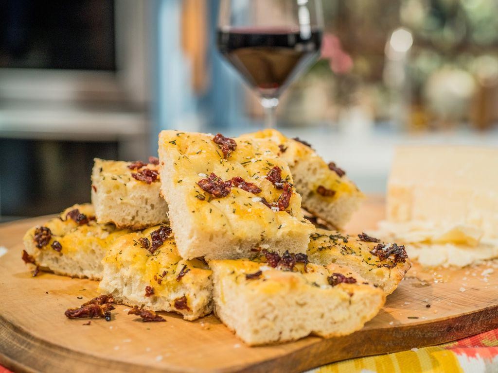 Sun-Dried Tomato and Herb Focaccia