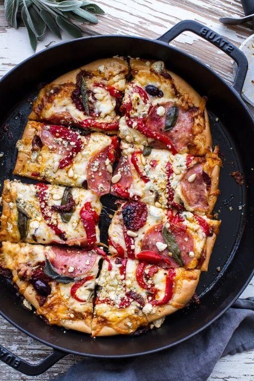 Sun-Dried Tomato and Pesto Pizza