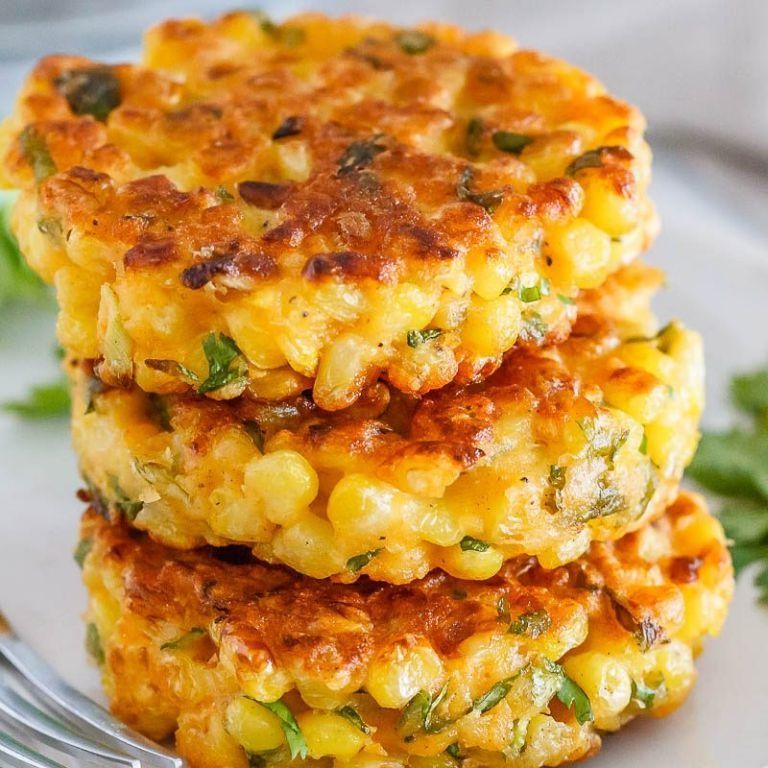Sweet Corn and Cheese Patties