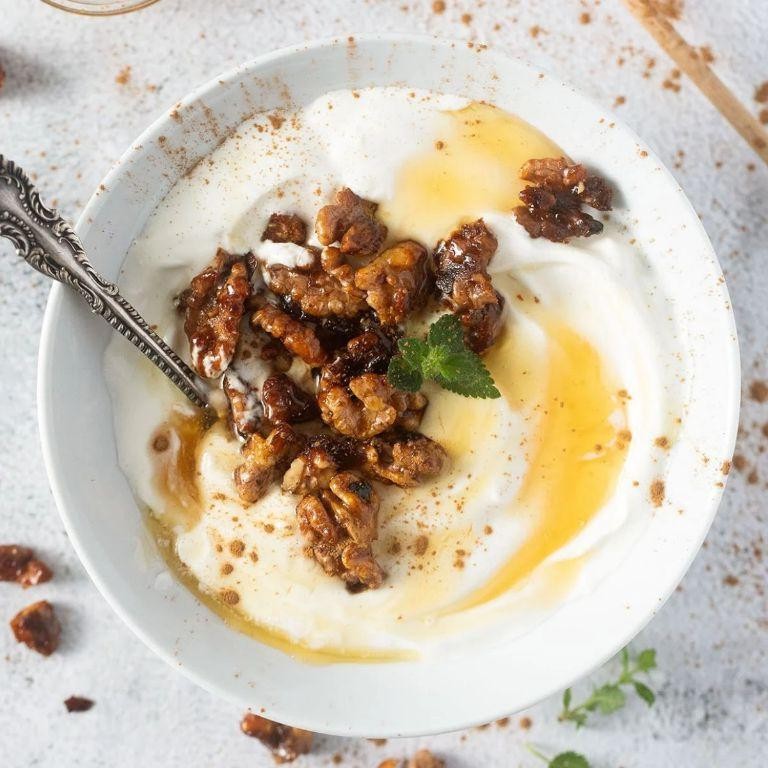 Sweet Honey Walnut Cottage Cheese Dip