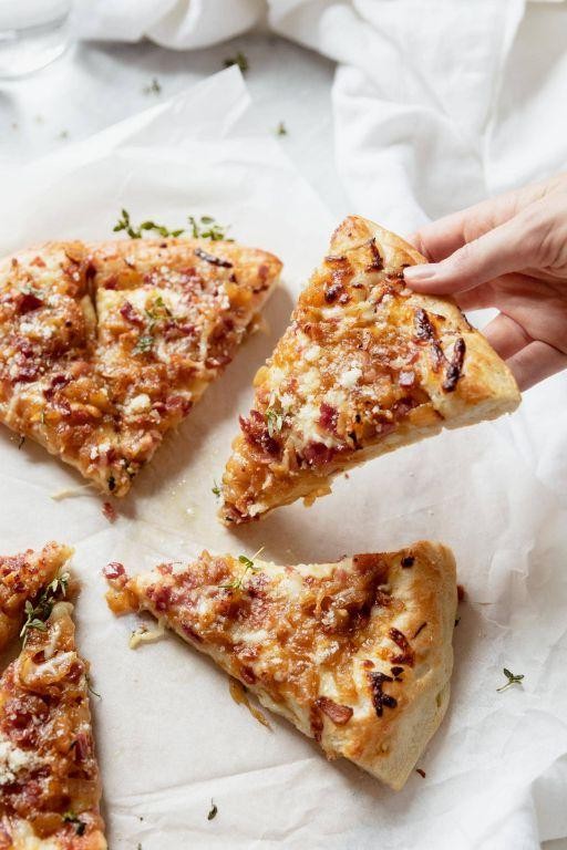Sweet Onion and Gruyere Pizza