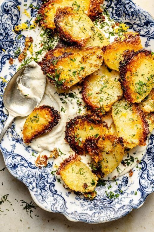 Sweet Onion and Parmesan Roasted Potatoes