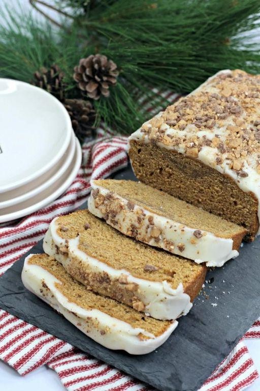 Sweet Potato Bread with Cinnamon Glaze