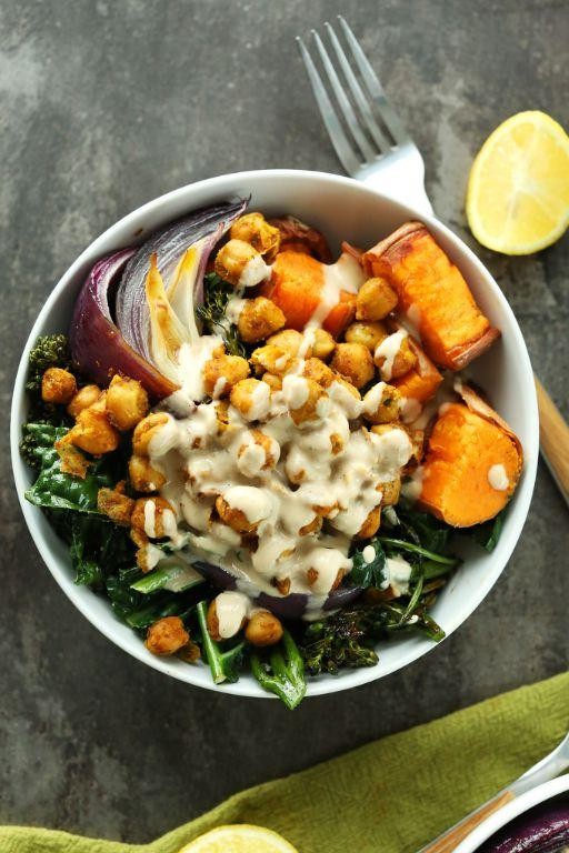 Sweet Potato and Chickpea Buddha Bowl