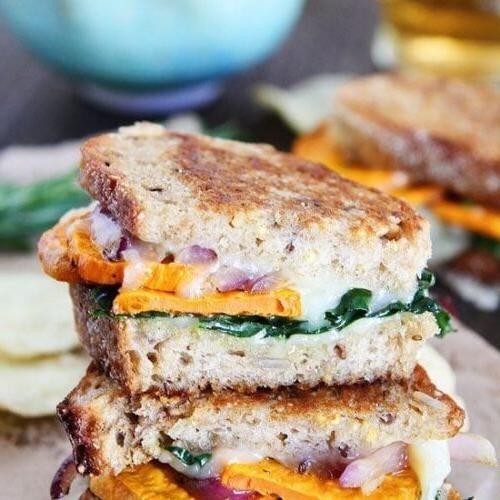 Sweet Potato and Kale Panini