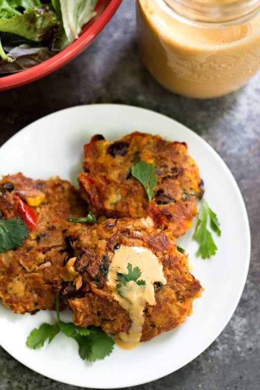 Sweet Potato and Tuna Cakes with Chipotle Aioli