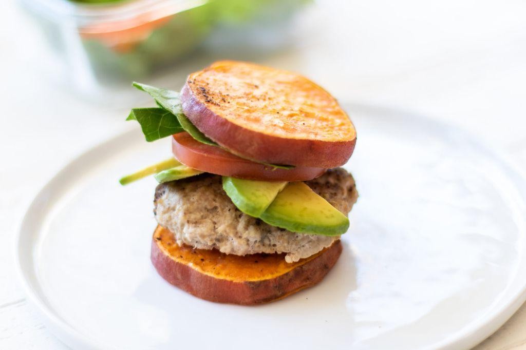 Sweet Potato and Turkey Breakfast Burgers