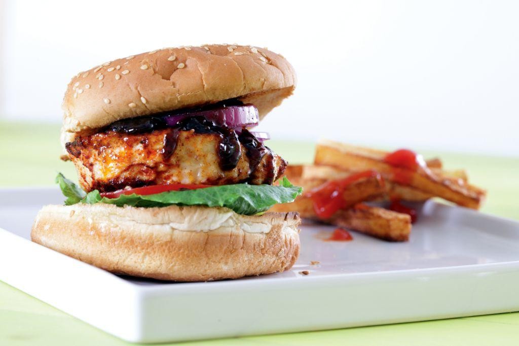 Sweet and Smoky Molasses BBQ Chicken Sandwich