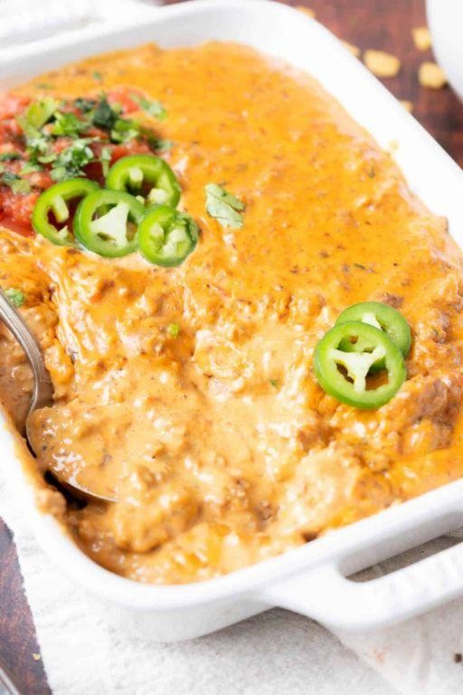 Sweet and Spicy Hamburger Dip