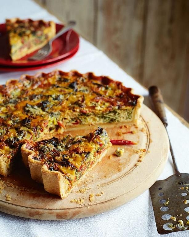 Swiss Chard and Blue Cheese Tart