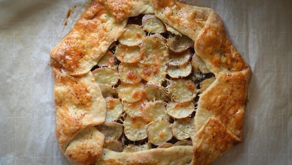 Swiss Chard and Potato Galette